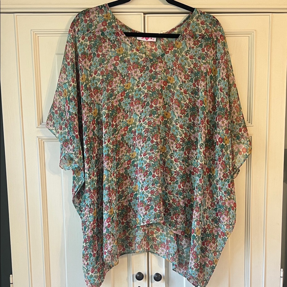 Buddy Love Multicolor Floral Women's Top